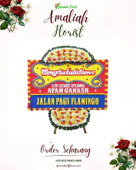 Sewa Papan Bunga Namo Gajah